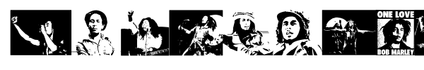 Bob Marley font preview